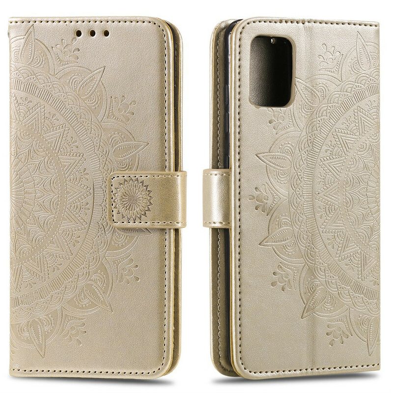Flip Case Für Samsung Galaxy A51 Sonnenmandala