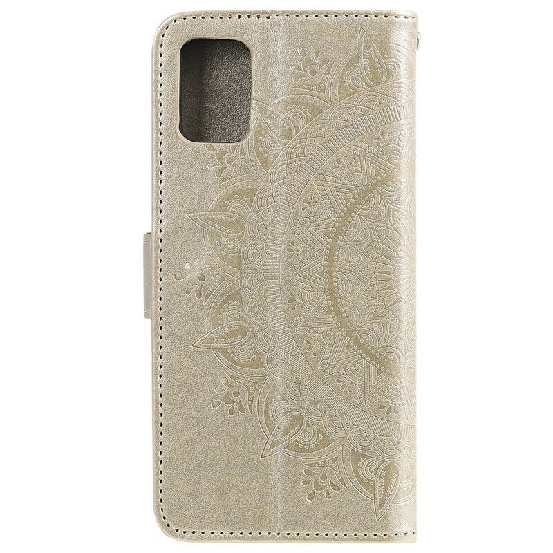 Flip Case Für Samsung Galaxy A51 Sonnenmandala