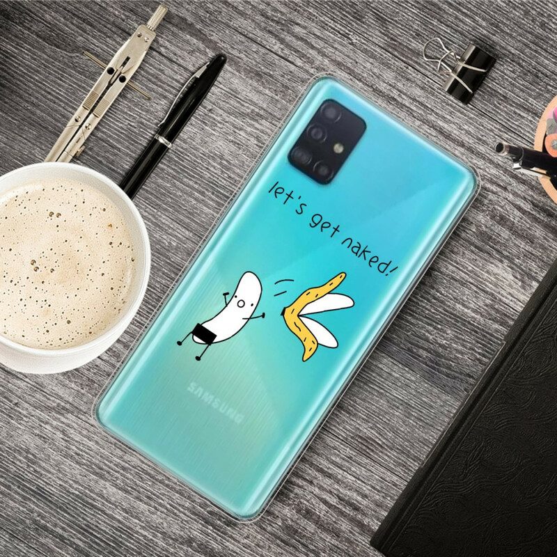 Handyhülle Für Samsung Galaxy A51 Banane. Lass Uns Nackt Werden