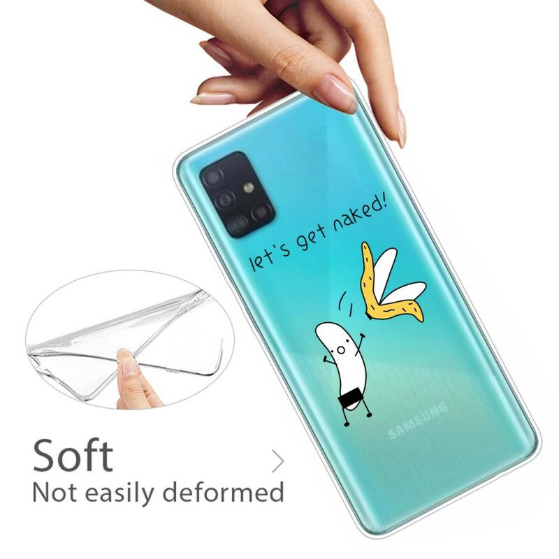 Handyhülle Für Samsung Galaxy A51 Banane. Lass Uns Nackt Werden