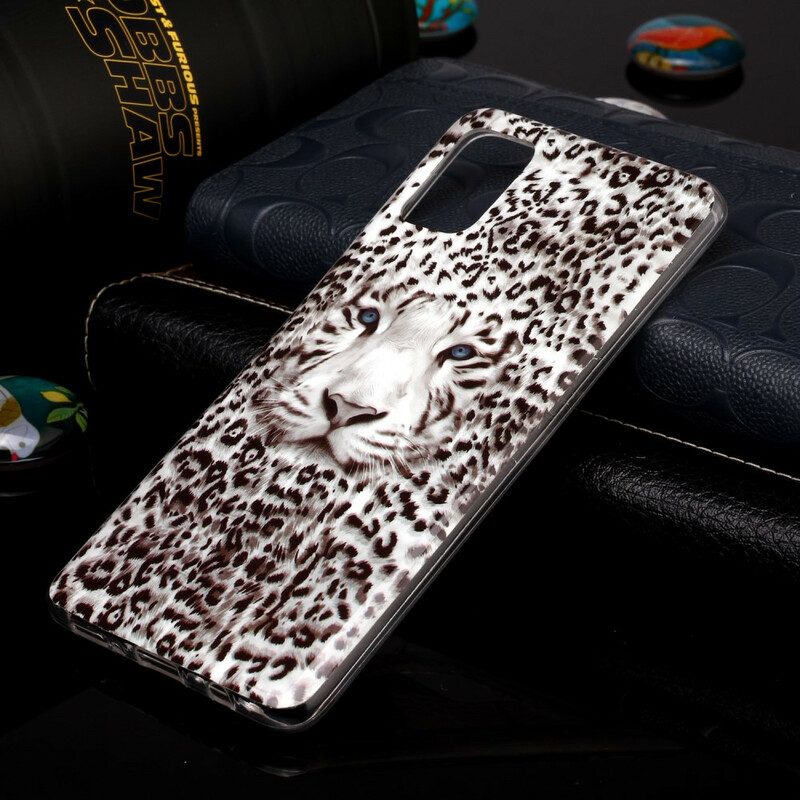 Hülle Für Samsung Galaxy A51 Leopard Fluoreszierend